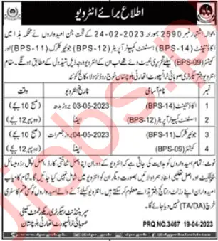 Provincial Transport Authority PTA Balochistan Jobs April 2023 Advertisements